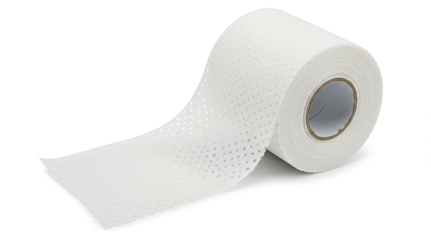 A roll of white, porous medical tape suitable for mouth taping, shown against a clean background.