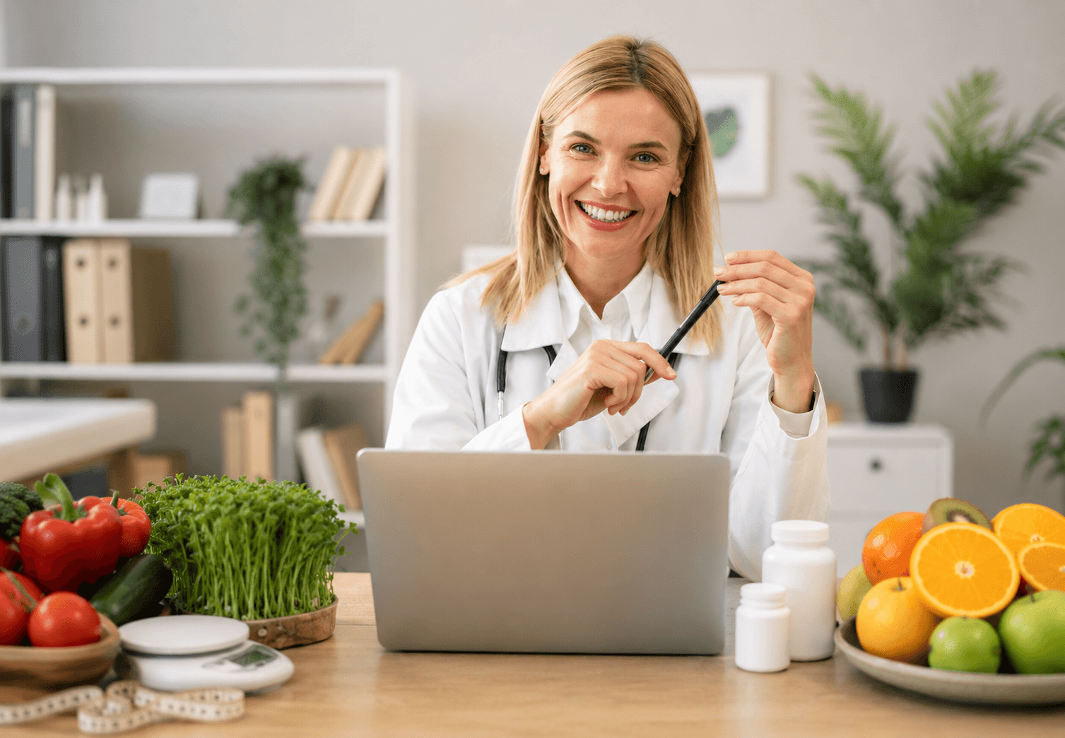Doctor is suggesting the right food
