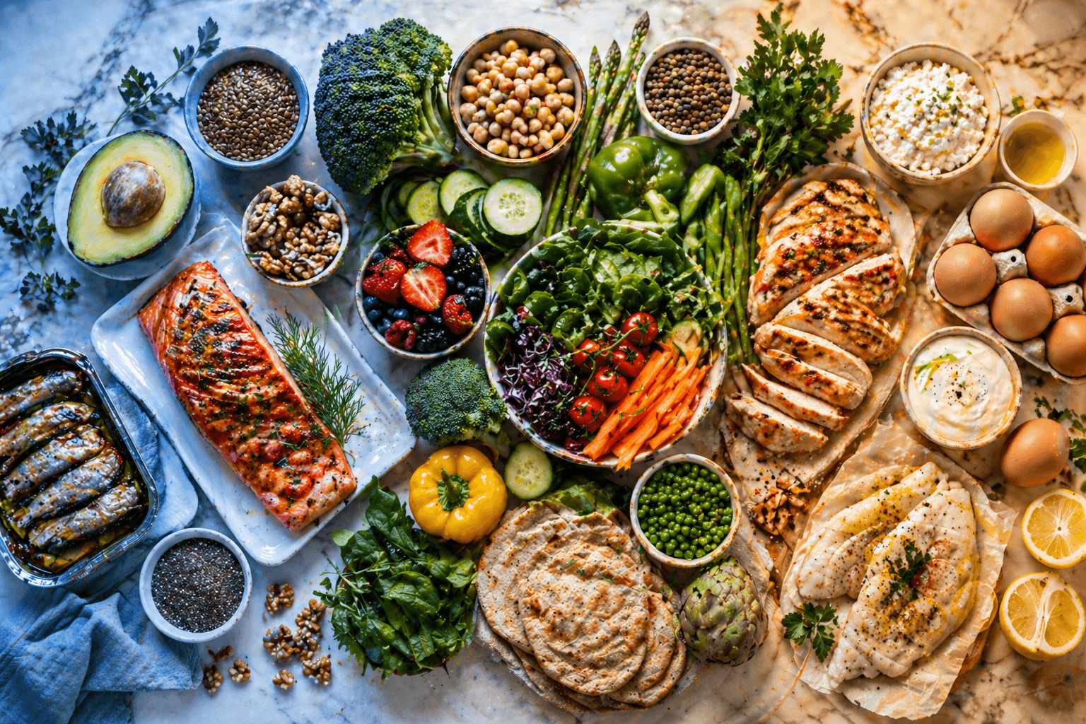 an example of mediterian diet