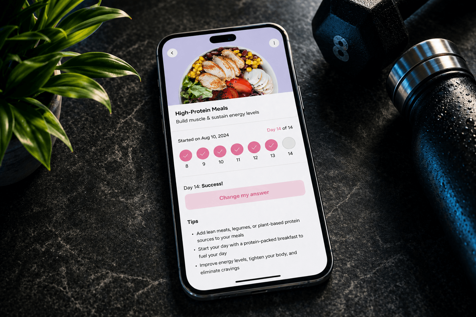 Nordletics app opened on the phone