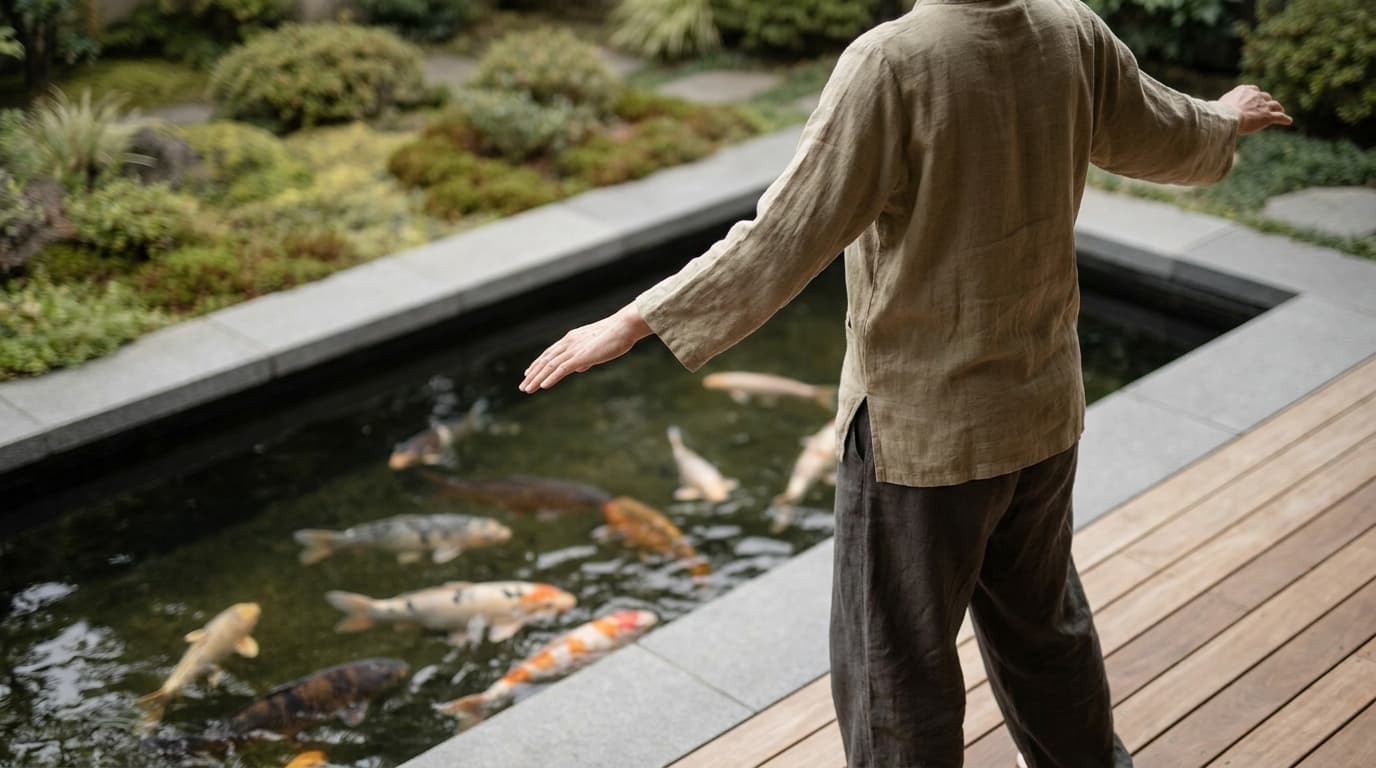 morning qigong stretching