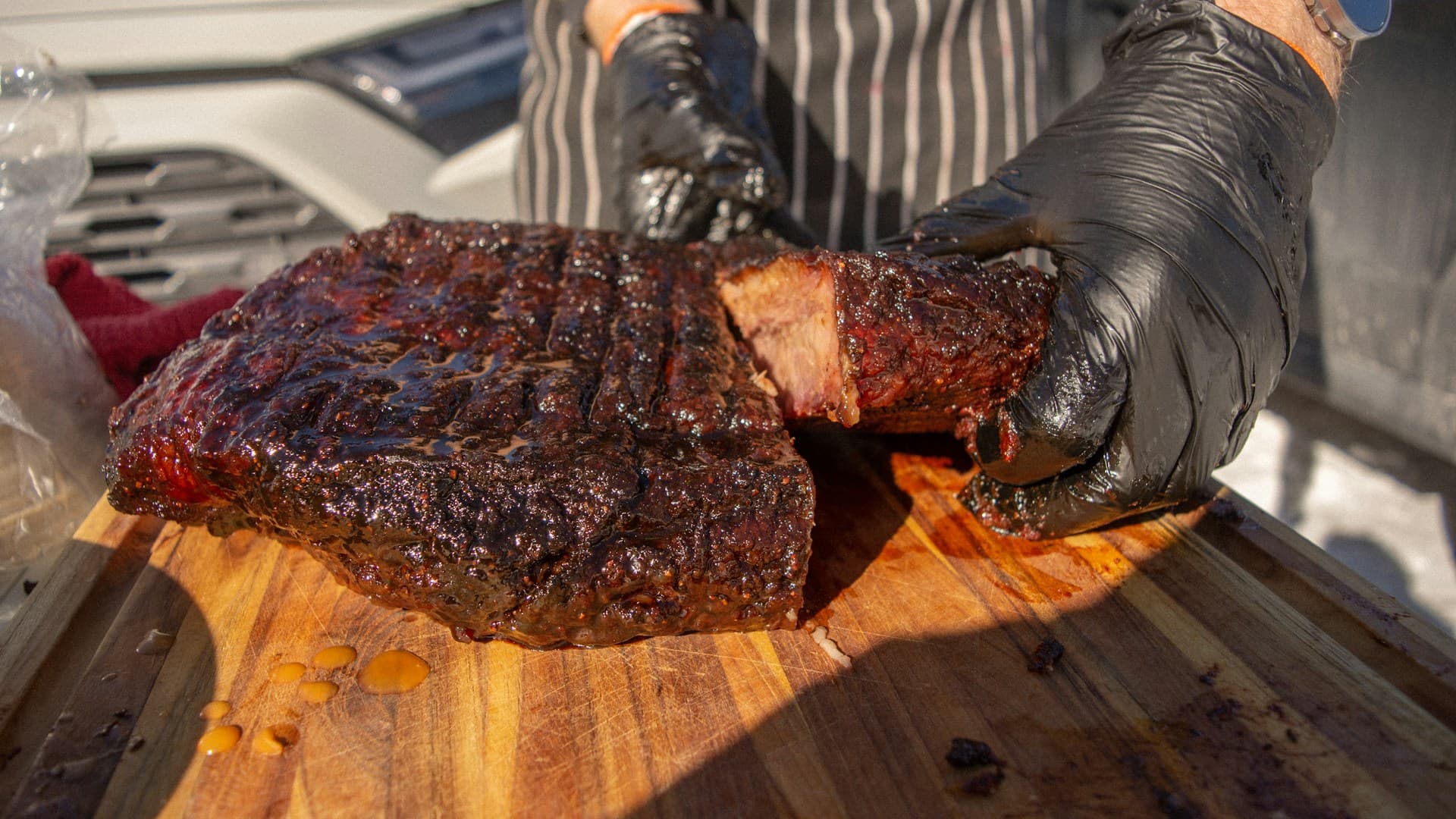 searing steak