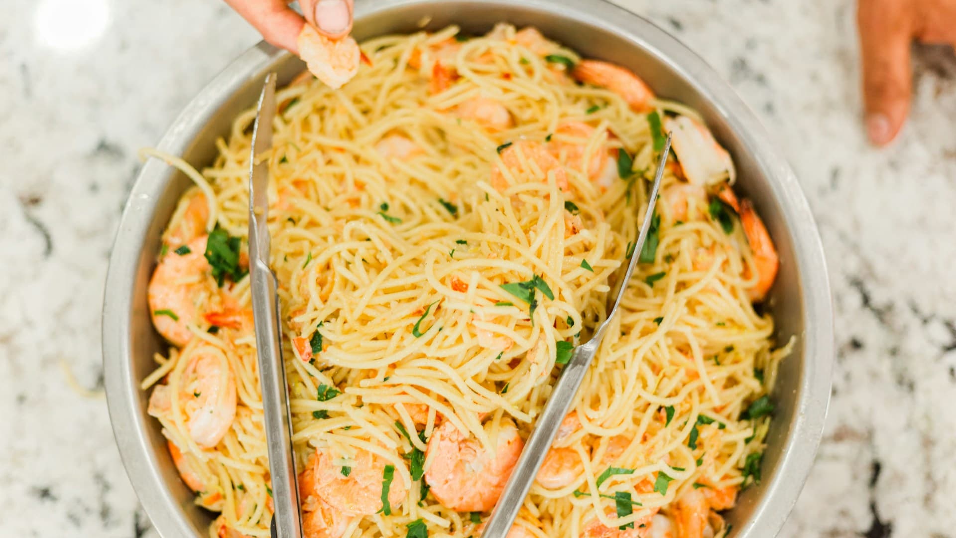 cooking pasta