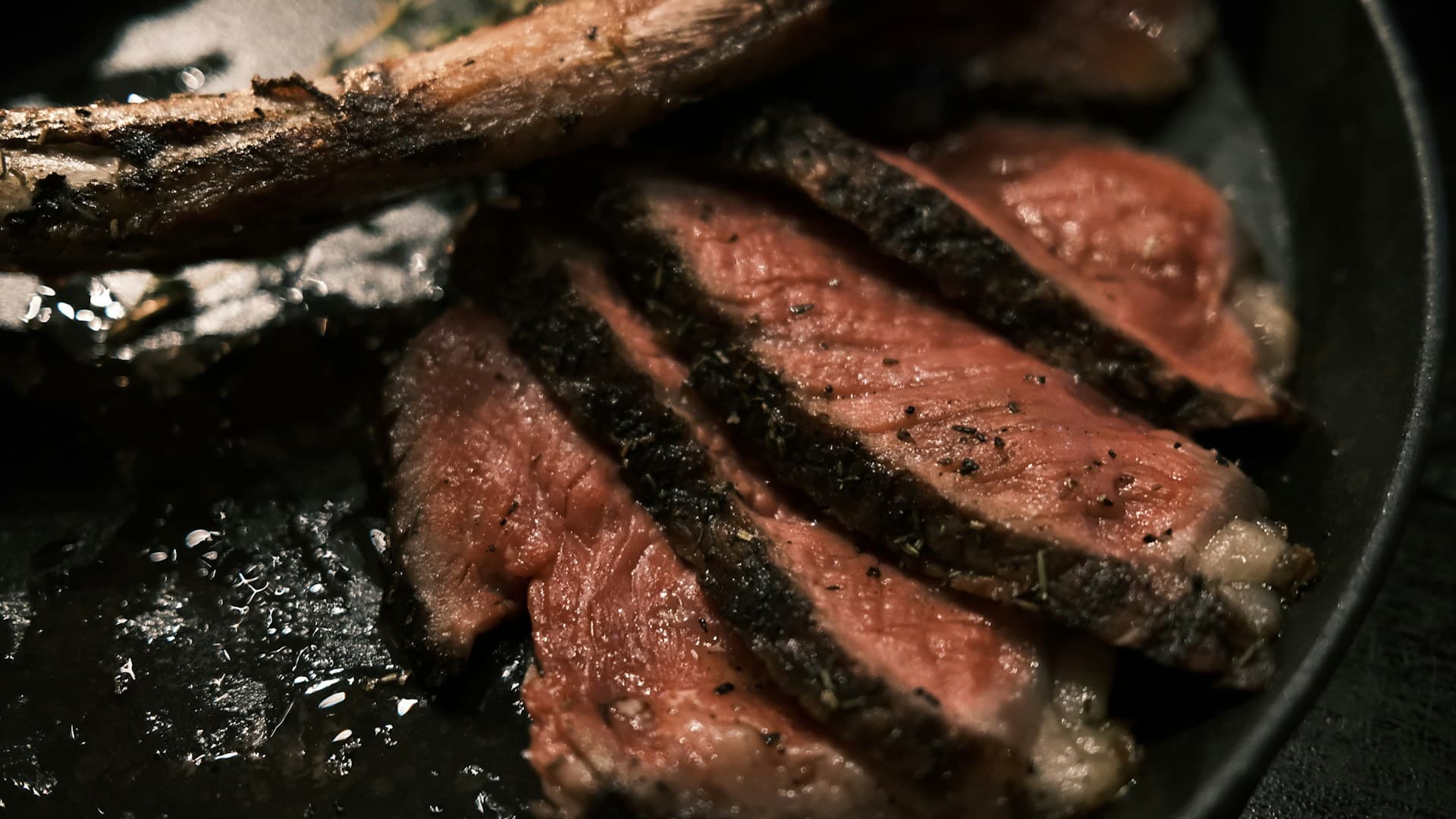 raw steak