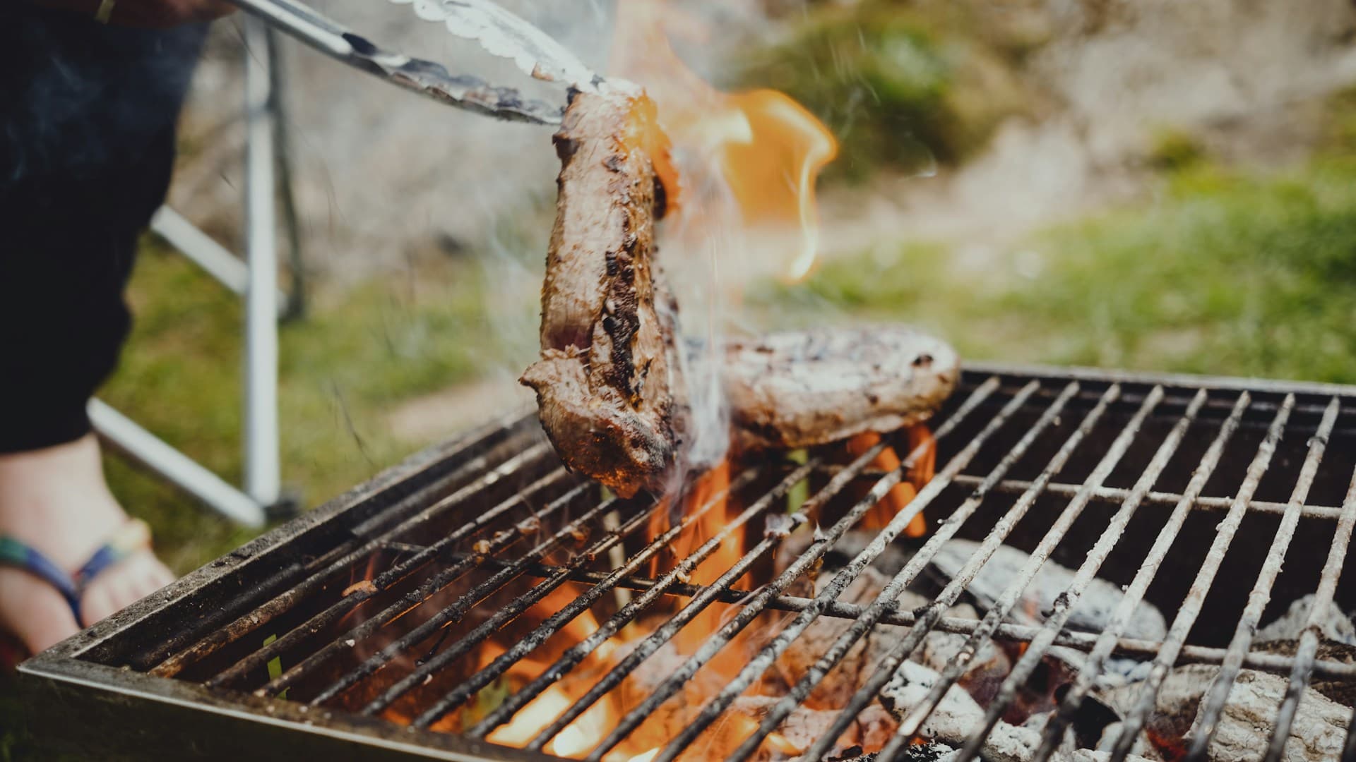 cooking steak
