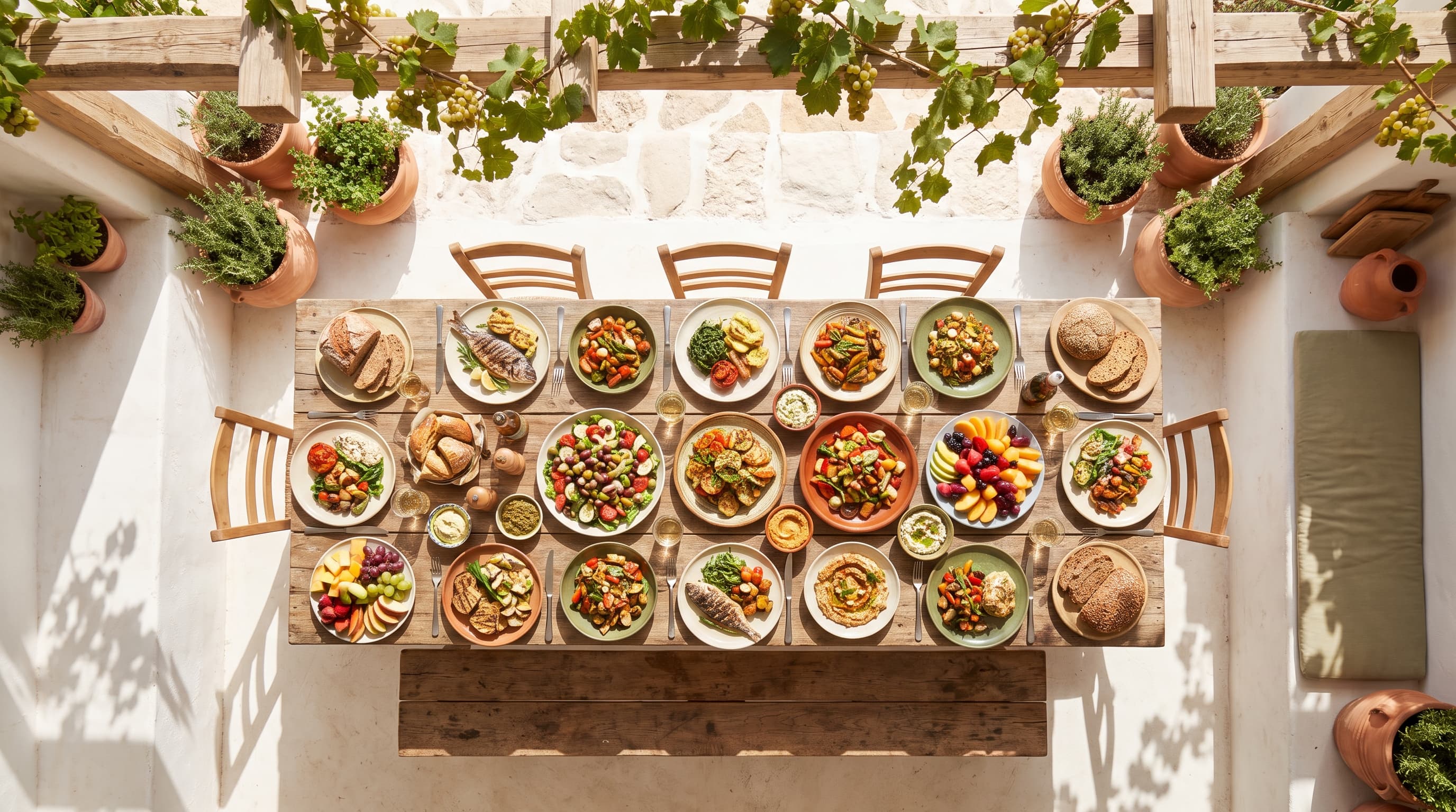 fresh mediterranean salad