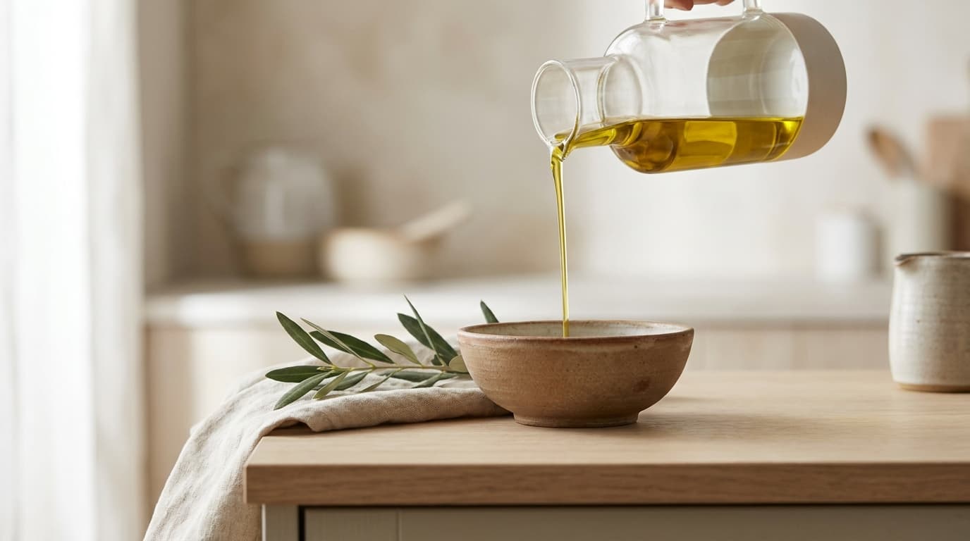 olive oil pour